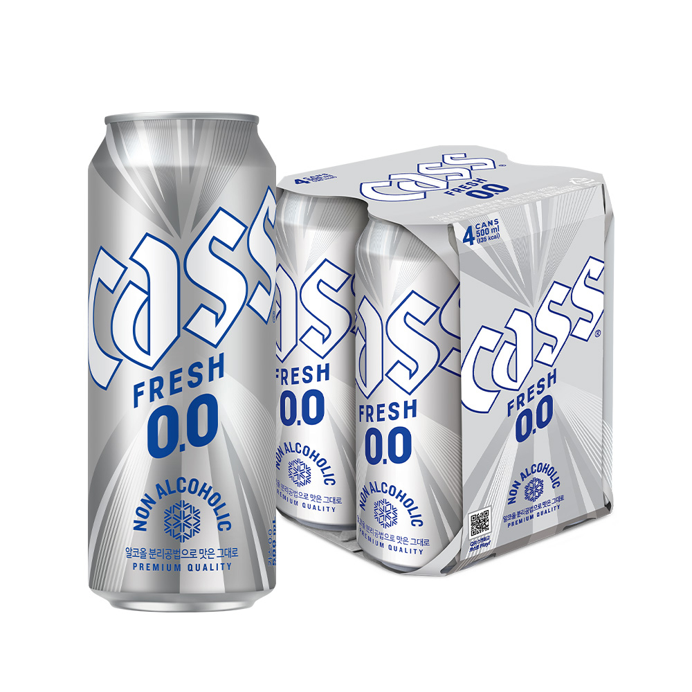 카스 제로 500ml 12캔 무알콜 맥주맛 음료