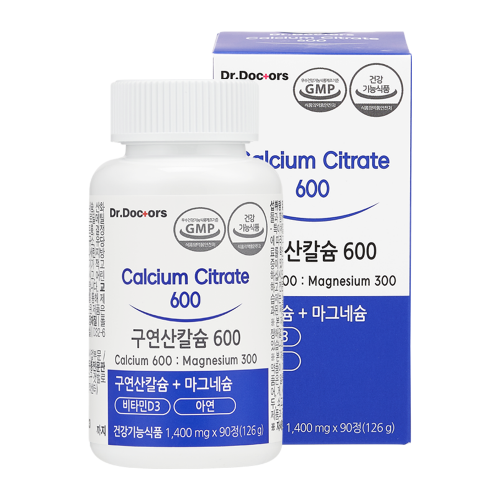 <b>닥터닥터스</b> 구연산 칼슘 600 90정