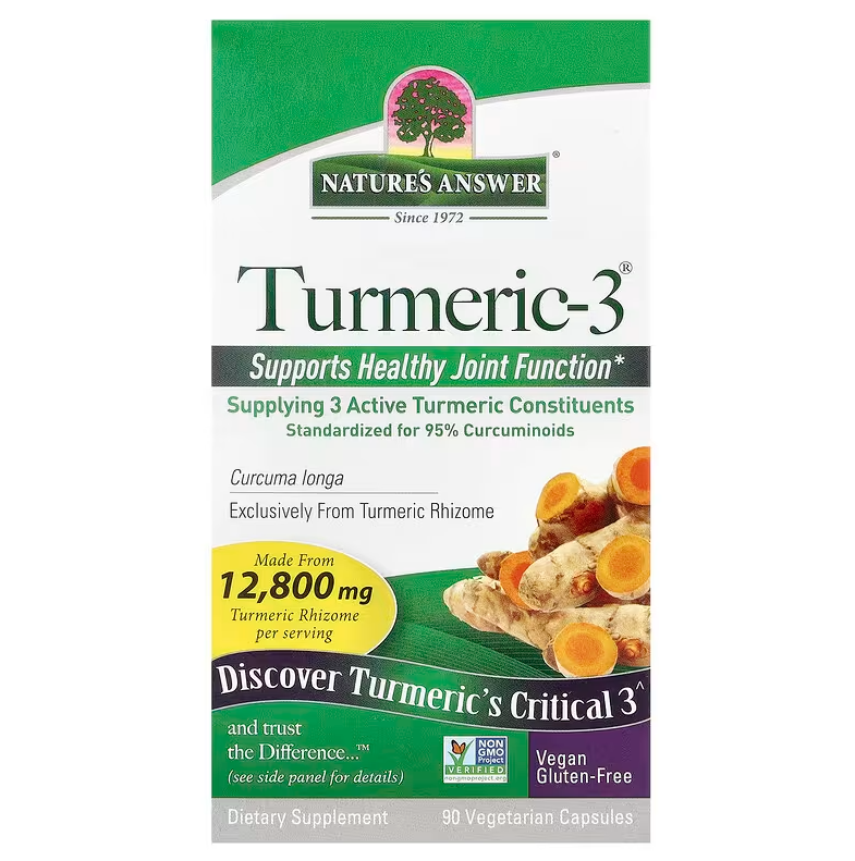 네이쳐스엔서 <b>터메릭-3</b> 베지캡슐 90정