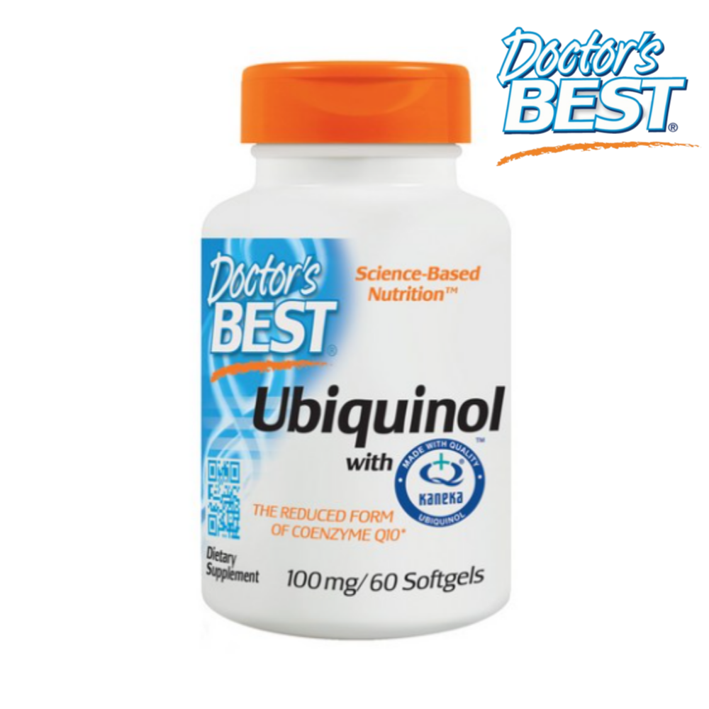 닥터스베스트 <b>유비퀴놀</b> 코엔자임 큐텐 <b>CoQ</b>10 100mg 60캡슐 카네카 유비퀴논