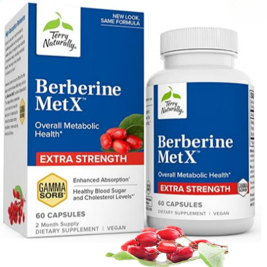 <b>테리내추럴리</b> 베르베린 메트엑스 metx 60캡슐 원산지 미국