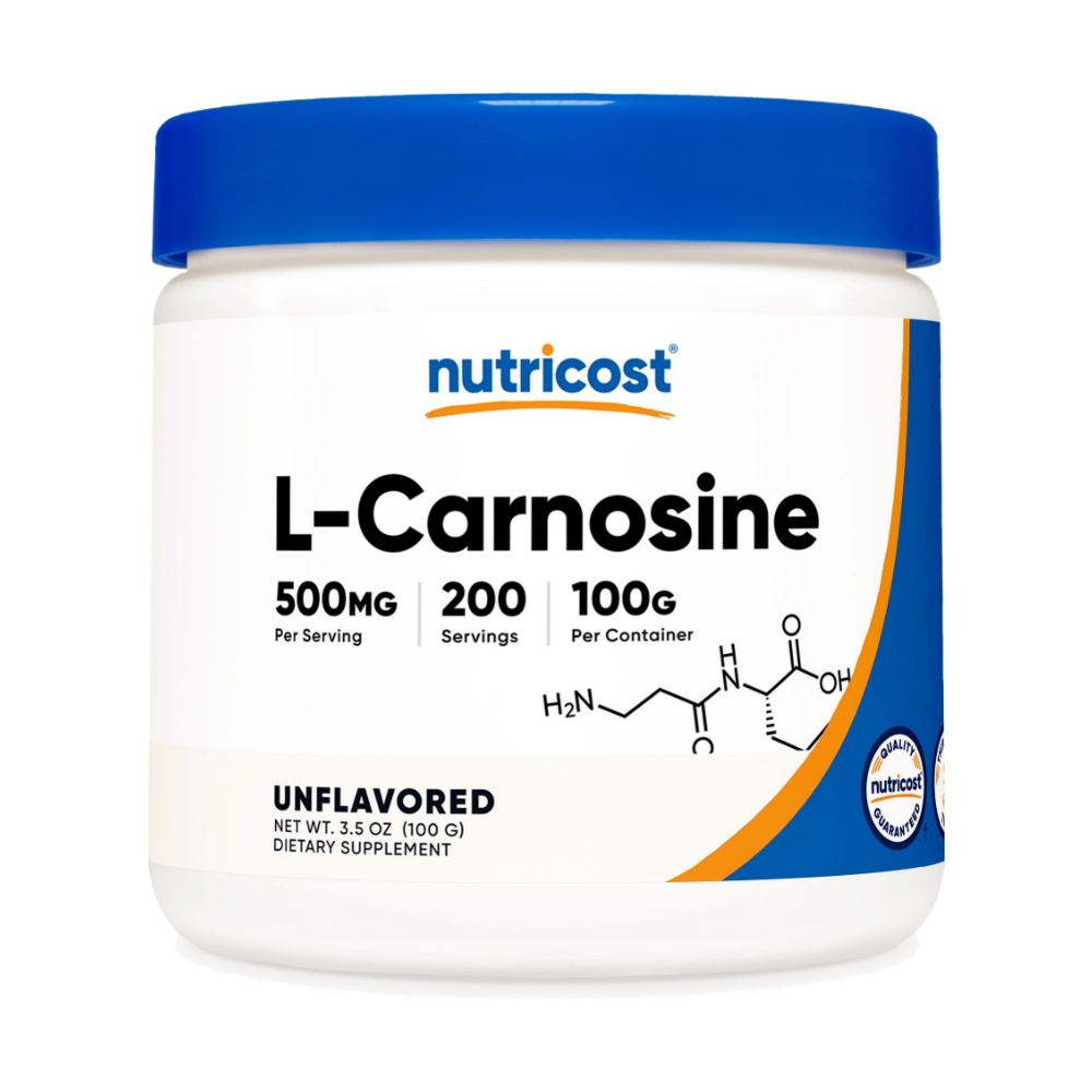 뉴트리코스트 <b>엘</b> <b>카르노신</b> 파우더 <b>L</b> Carnosine 500mg 100g 200일분