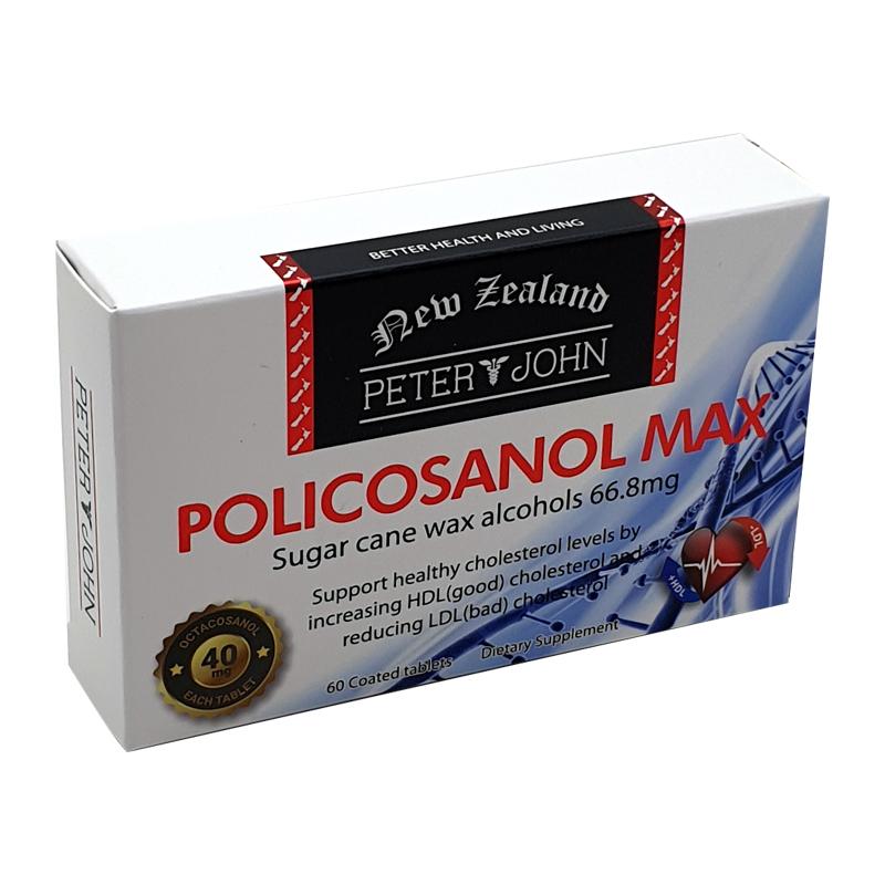 피터앤존 폴리코사놀맥스 668mg 뉴질랜드 60캡슐 PeterandJohn Policosanol Max 668mg
