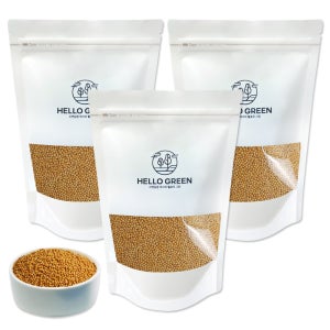 헬로우그린 겨자씨 백개자 백계자 겨자 천연 향신료 300g, 3개