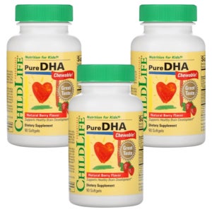 차일드라이프 퓨어 DHA 베리 90정 3개