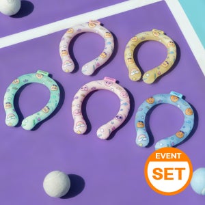 패밀리팩 5개 세트 카카오프렌즈 아이스 넥쿨러 밴드