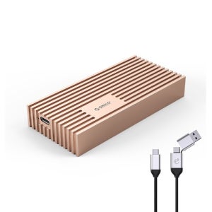 오리코 M.2 NVMe SSD 외장 케이스 냉각핀 USB4 40Gbps M234C3-U4