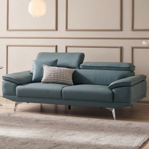 도모디자인 테오B 3인용 천연 소가죽(Split) 소파