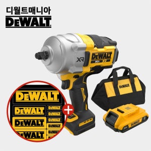 디월트 20V 전동 충전 임팩트 렌치 하이토크 DCF961N 2A배터리세트 충전기 미포함