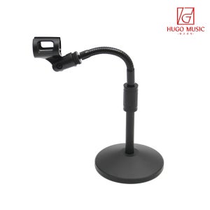 위고뮤직 D13 자바라형 탁상용 마이크 스탠드 길이조절 가능 거치대