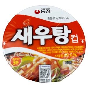 농심 새우탕 컵라면 6개입 2개