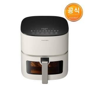 쿠첸 전자식 에어프라이어 5L 아이보리 COV-C050I 공기순환시스템 자동레시피모드