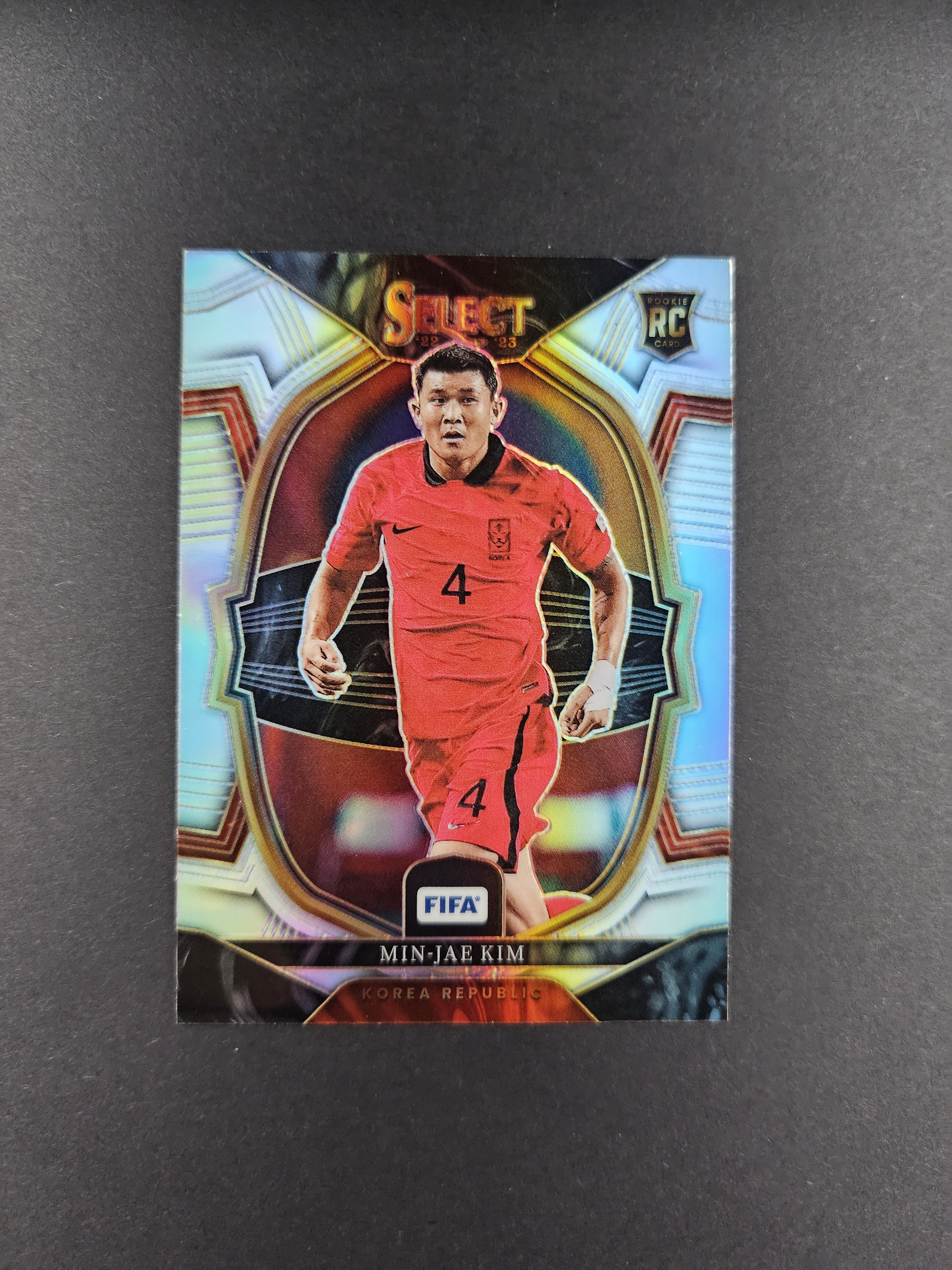 김민재 루키 카드 분데스리가 22-23 파니니 셀렉트 실버 프리즘 축구 카드 panini select min jae kim rookie