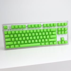 플레이버키캡 정각 컬러 반투명 키캡 LED투과 OEM 독거미 언더스코어랩스