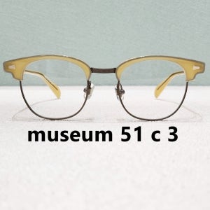 뮤지엄 바이 비컨 안경 51 옐로우 브라운 하금테 museum by beacon 51 c 3