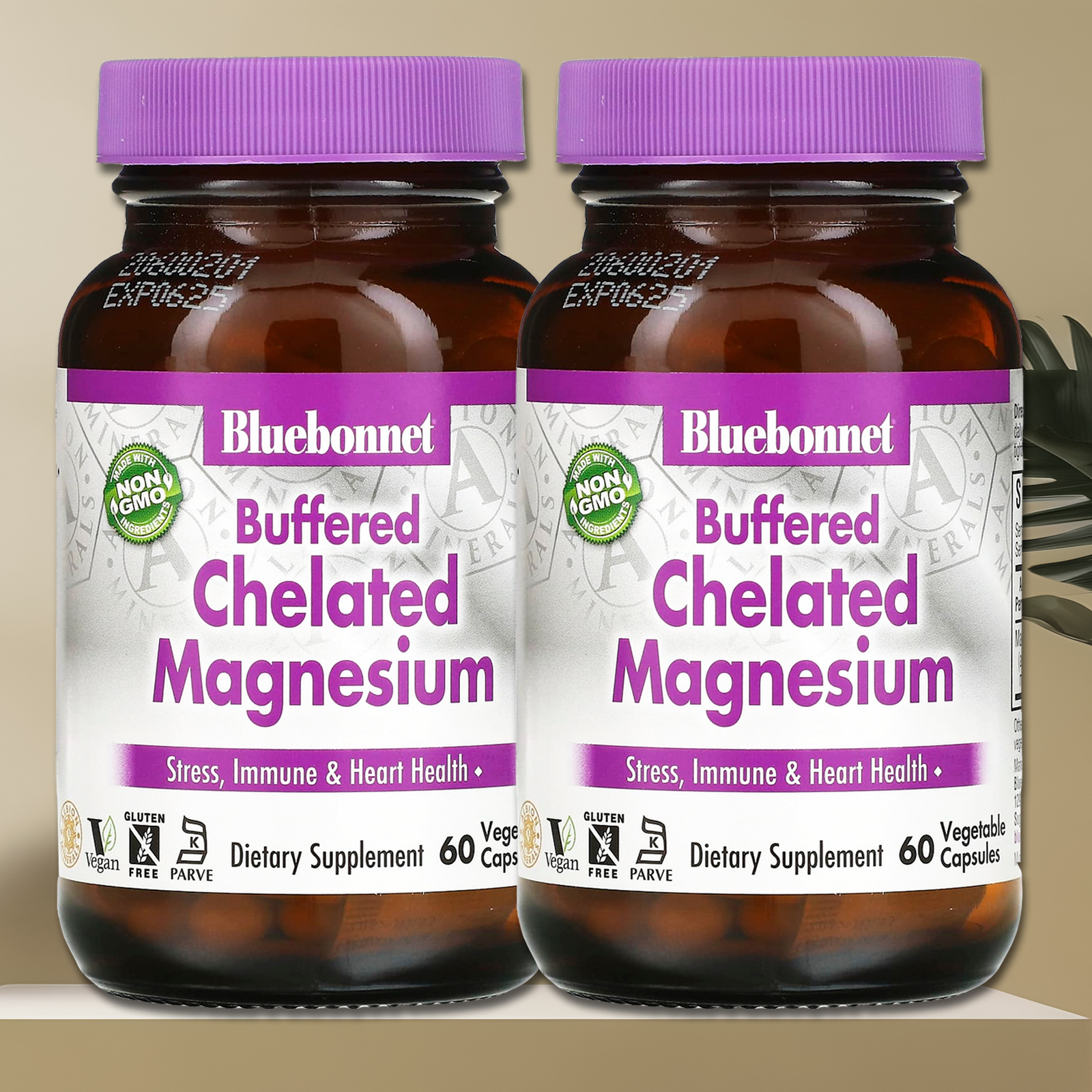 블루보넷 버퍼드 킬레이트 마그네슘 60정 2통