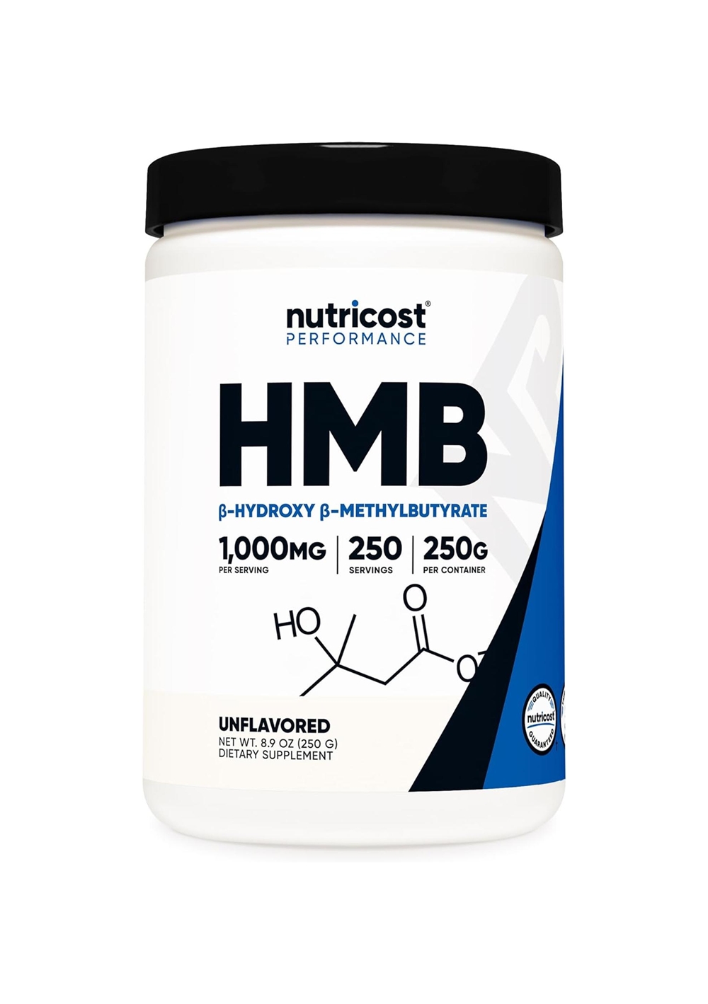 뉴트리코스트 <b>HMB</b> 파우더 <b>베타</b>-<b>하이드록시 베타</b>-<b>메틸부티레이트</b> 250g