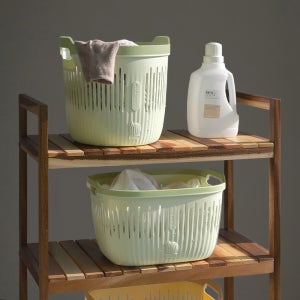 장난감바구니 수건바구니 팬트리바구니 플라스틱 중형