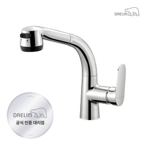 대림바스 DLK3015 싱크수전 원홀주방수도꼭지 크롬