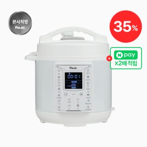 엔유씨 멀티 압력쿠커 3L NPC-300K 화이트 전기쿠커