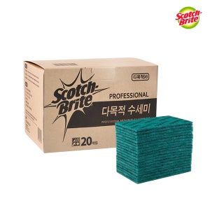 3M 스카치브라이트 96 다목적 수세미 20개입 색상랜덤