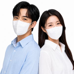 유앤미 KF94 마스크 새부리형마스크 대형 100매 비말 여름 흰색