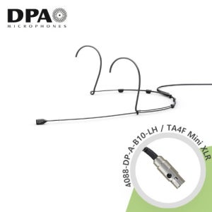 DPA 4088-DP-A-B10 LH 블랙 TA4F 슈어 타입 이어셋 마이크