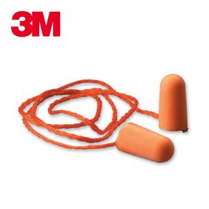 3M 1110 끈있는귀마개 폴리우레탄 소음방지 가정용 산업용