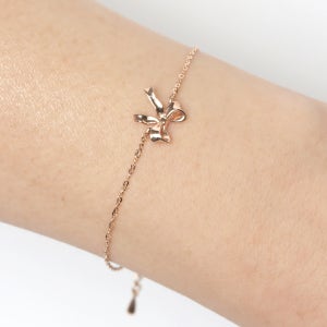 14K 18K 쁘띠리본 팔찌 8418