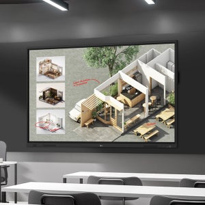 LG 전자칠판 86TR3DQ 218cm 미러링 화면공유 학원 수업 학교 강의 사무실 회의