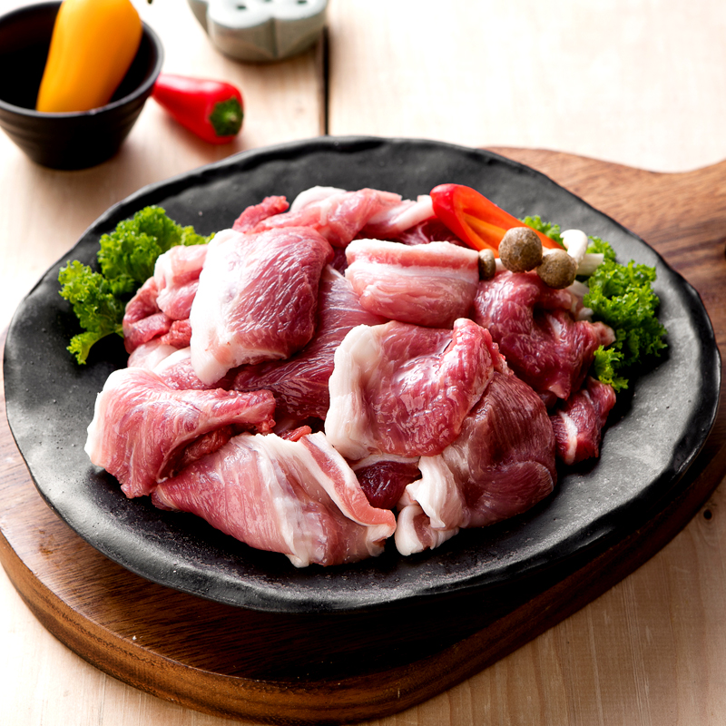 으뜸한돈 제육볶음용 앞다리살 300g 2팩 전지 뒷다리살 다짐육 찌개용