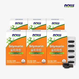 나우푸드 실리마린 밀크씨슬 60캡슐, 6개
