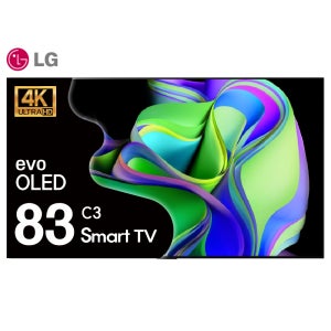 LGTV 210cm 올레드 OLED83C3 4K 텔레비전 스마트TV 수도권 스탠드