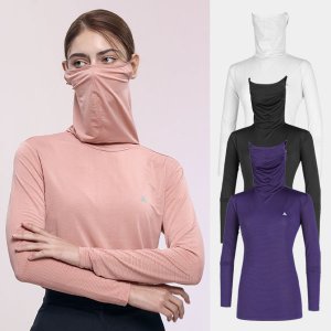 1+1 여성 냉감티셔츠 골프이너웨어 여자 쿨 자외선차단 골프복 (W5OPST38)