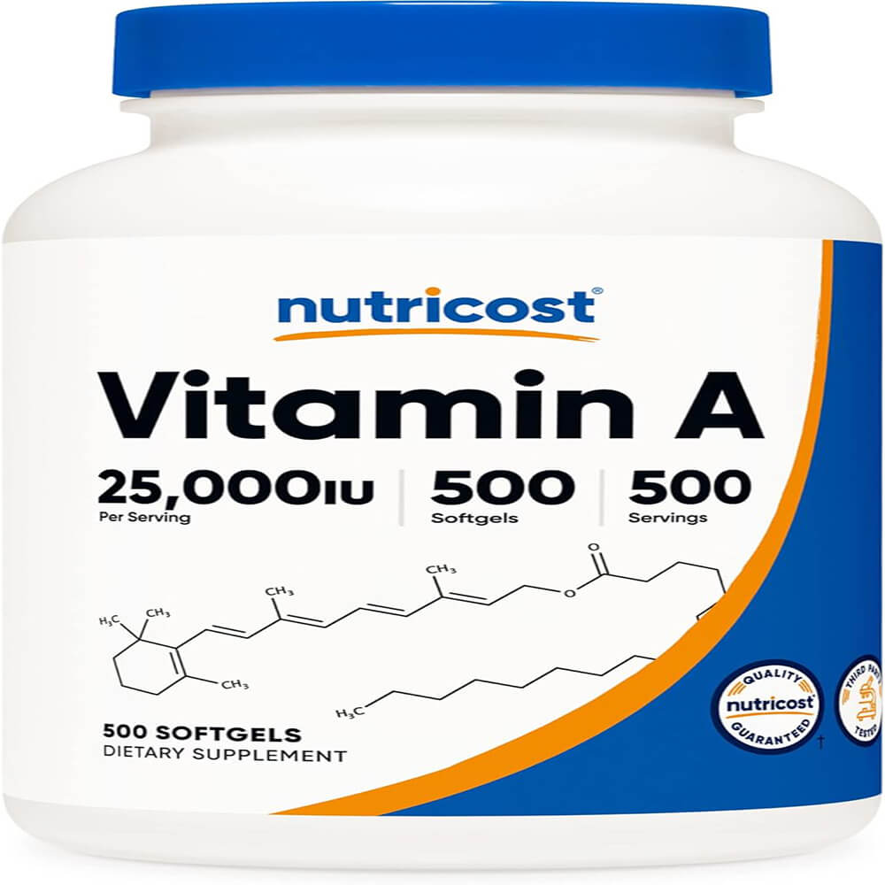 <b>뉴트리</b>코스트 <b>비타민A</b> 25000IU 500캡슐