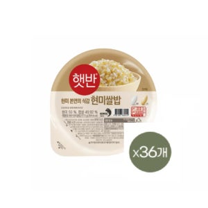 CJ 현미쌀밥 210g 36개입
