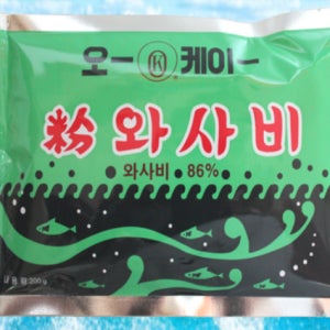 와사비분 오케이 200g x 40봉 (1박스) 분와사비 겨자 식당용 업소용