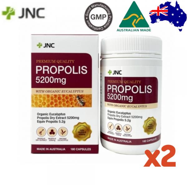 <b>JNC</b> 청정자연 호주 식약처 TGA 인증 프로폴리스 5200mg 함유 360캡슐 12개월 하루 1정