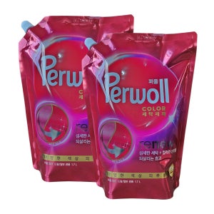 헨켈 퍼울 세탁세제 컬러 1.7L 리필 2개