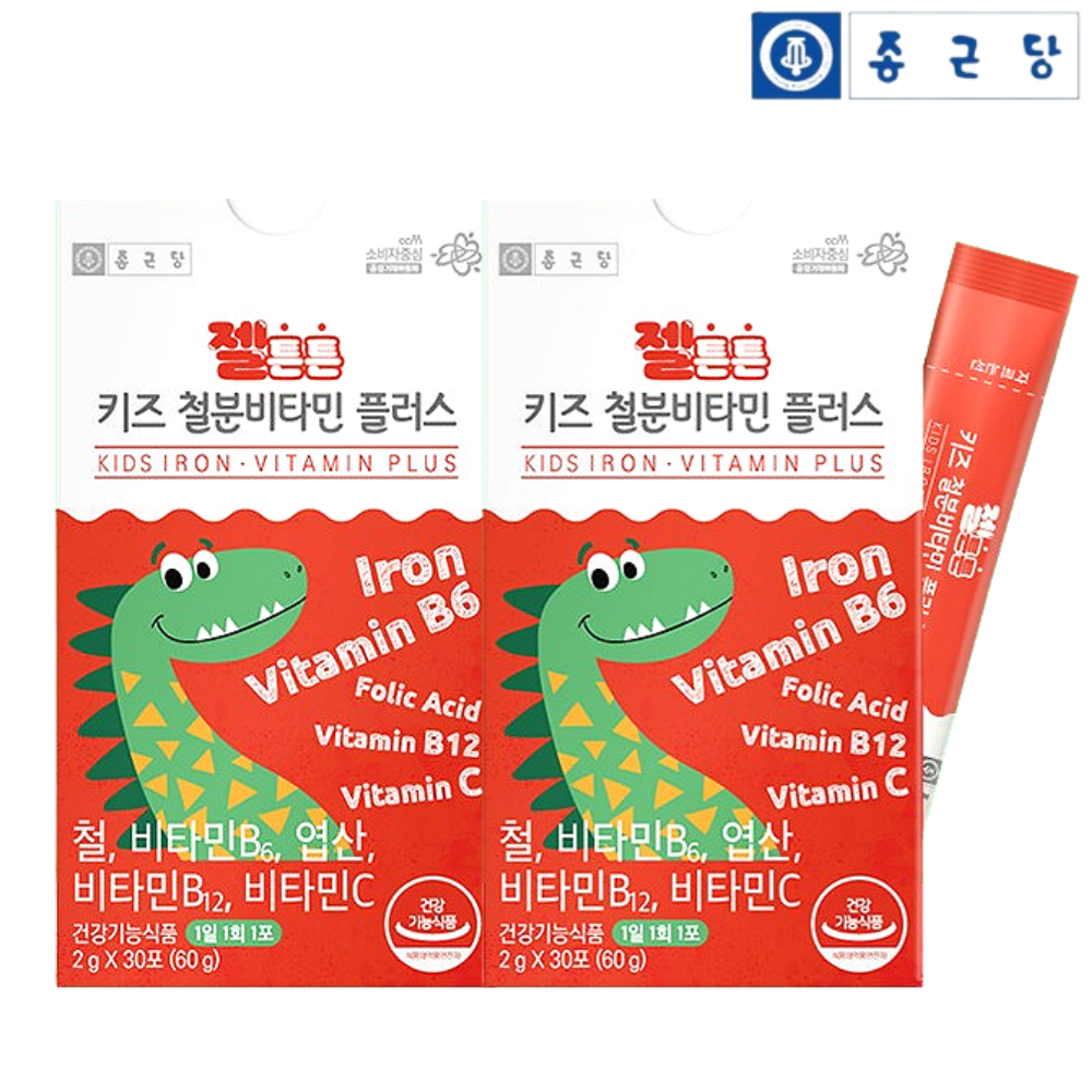 종근당 철분제 어린이 유아 돌 아기 철분 2박스 2개월분