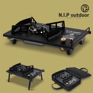 N.I.P 파워플레이트 NO6 버너 리미티드 블랙(가방포함) IGT 플레이트 플랫 테이블버너