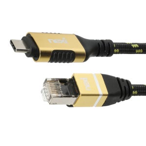 노트북랜선연결 랜포트 2M 기가비트이더넷 맥북 젠더 C타입 USB랜케이블 RNX1391