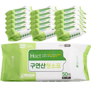 구연산 청소포 손걸레 물걸레 일회용 청소 용품 청소용 물티슈 16개