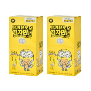 [만전김] 미니언즈 한끼한포 스틱 김자반 10g x 15봉 150g, 2개