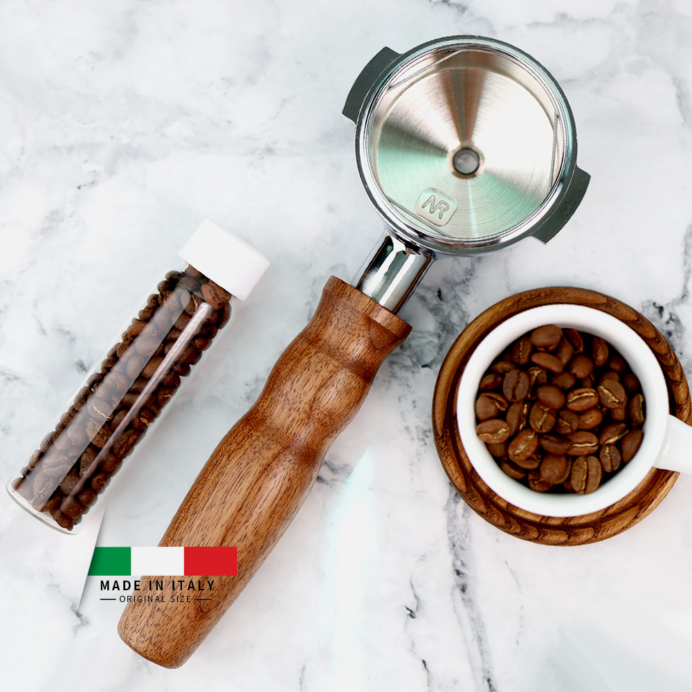 씨메 포터필터 03 05 PID e61 시그니처 58mm 2샷 바스켓 호환 월넛 웨이브