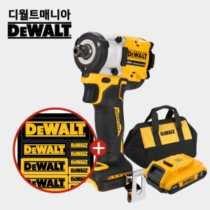 디월트 20V 전동 충전 무선 임팩 렌치 DCF922 N 2A 배터리 세트 충전기 미포함