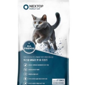 우성 패밀리캣 고양이 사료 20kg 알작은 가성비 고양이사료 캣맘사료