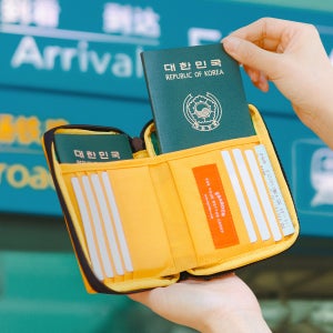 [슈퍼적립] 에가든 본보야지 패스포트 RFID 차단 안티스키밍 여행용 지갑 여권 케이스