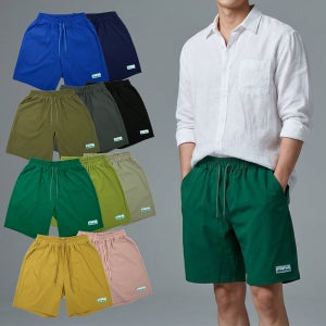 MOLEX 썸머 와펜 반바지 쇼츠 스판 물놀이 운동복 헬스 4부 5부 나일론 여름용 329