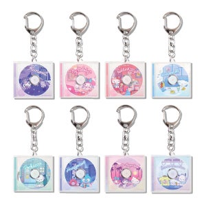 산리오 시크릿 CD 케이스 스타일 레이어 키 홀더 8종 (선택 가능) 쿠로미